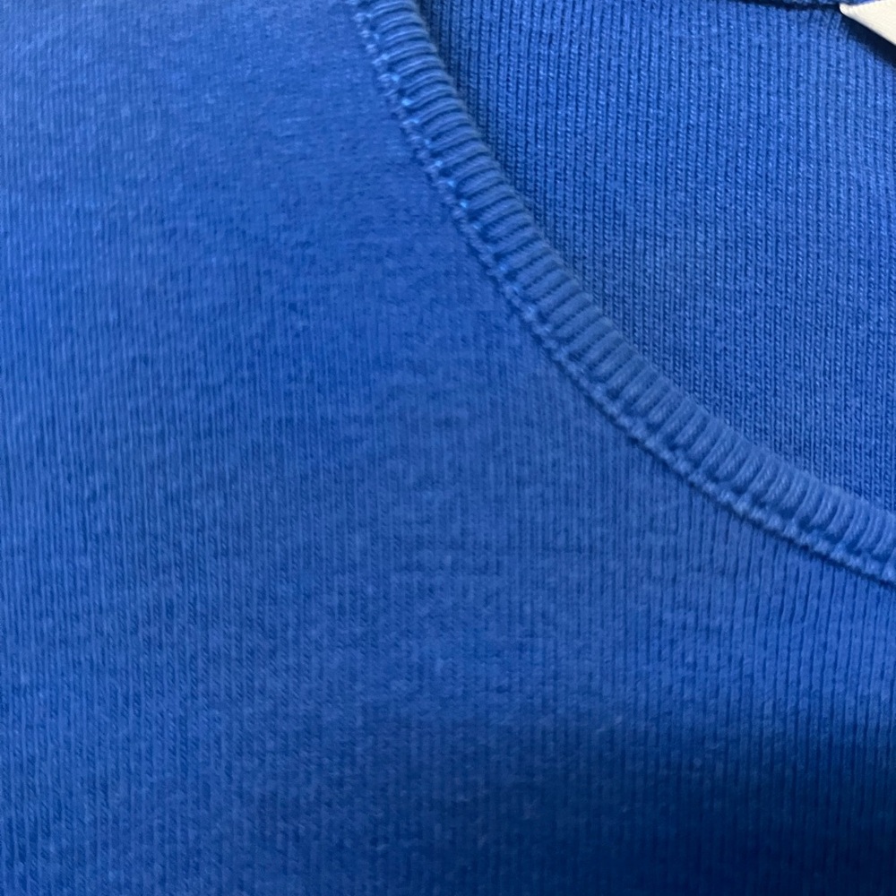 Pendleton Royal Solid Blue Long Sleeved Shirt Top… - image 4